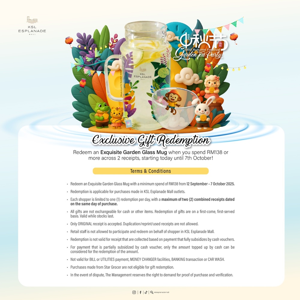 Mid Autumn Gift Redemption | KSL Esplanade Mall